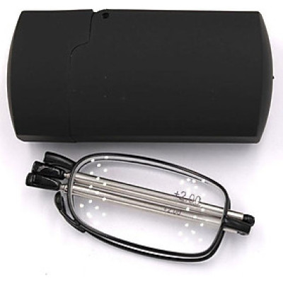 Kính gập 868 màu đen tròng lão 2 độ_nữ