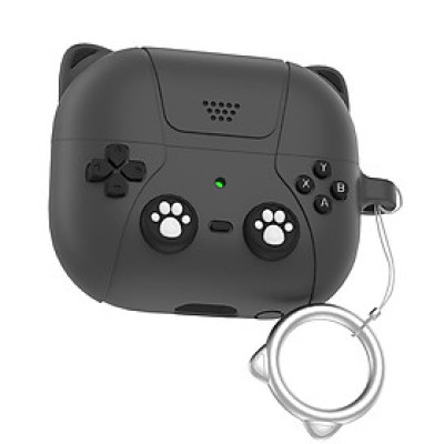 Bao Case Ốp Kiểu Tay Cầm Game Tai Mèo cho Samsung Galaxy Buds 3 / Buds 3 Pro - Hàng Chính Hãng