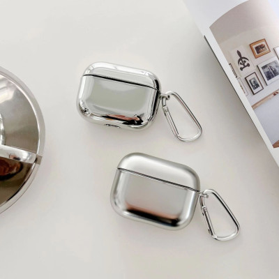 Ốp TPU Silver cho Airpods Pro 2 / Airpods 4 - Hàng Chính Hãng