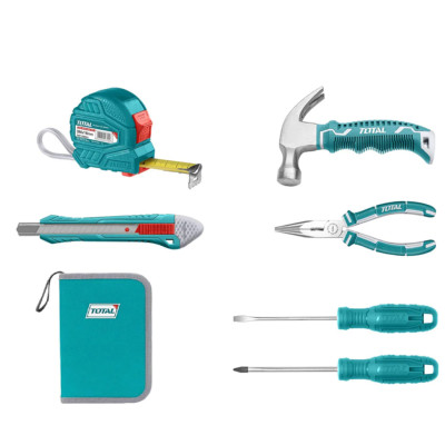 BỘ 6 DỤNG CỤ CẦM TAY TOTAL THKTHP90066 - HÀNG CHÍNH HÃNG
