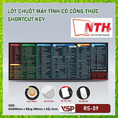 Lót chuột Pad RS-09 Đa Nhiệm-hàng chính hãng 