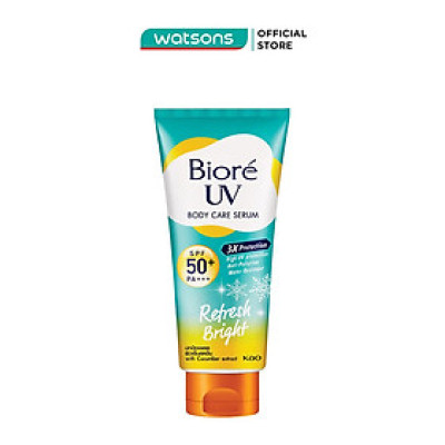Serum Chống Nắng Dưỡng Thể Biore Kháng Bụi - Sáng Mịn Mát Lạnh Refresh Bright 150ml