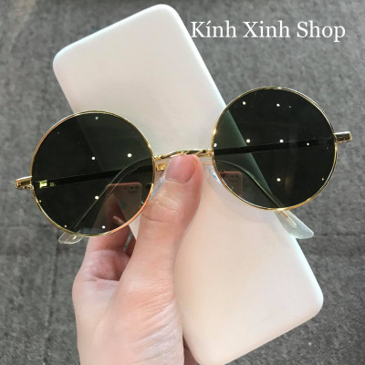 Kính mát nam nữ thời trang mắt tròn cao cấp