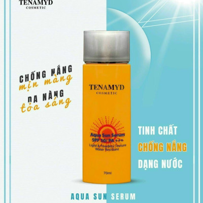 Tinh chất chống nắng Tenamyd Aqua Sun Serum SPF 50/PA+++ tuýp 70ml
