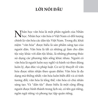 Nhân Học Văn Hóa Việt Nam
