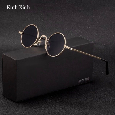 Kính mát Mắt Tròn Nhỏ Mini Thời Trang Hottrend 