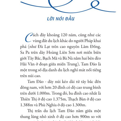 Tam Đảo đất thiêng miền du lịch - bản in 2024