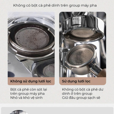 Lưới lọc chia nước nhỏ giọt espresso inox 304