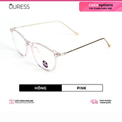 Gọng kính nhựa hợp kim thời trang nam nữ trendy OURESS 1211