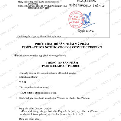 Sữa Rửa Mặt Không Bọt Dịu Nhẹ Lành Tính Dành Cho Da Khô Và Nhạy Cảm TBM 1000ml