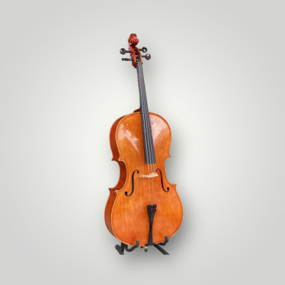Đàn Cello Woim Saiger Full Size 4/4 Tặng Kèm Bao, Vỉ Kéo, Rosin, Khăn Nhung Lau Đàn.