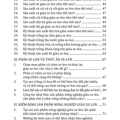 Kỹ Thuật Trồng Trọt Và Chăn Nuôi Giàu Selen