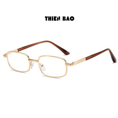 Kính lão thị, viễn thị trung niên tròng Thủy tinh chống xước KVN16  toàn viền vàng GOLD hàng đẹp Nam nữ loại I