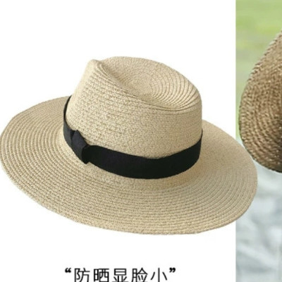 Nón cao bồi phớt mũ cao bồi nam nữ Fedora comboy chất liệu cói Hàng nhập dona24072901