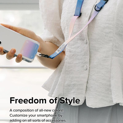 Dây đeo cho điện thoại RINGKE Holder Link & Snap Hook Lanyard Strap - Hàng Chính Hãng