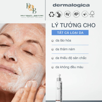 Sữa rửa mặt kết hợp tẩy da chết SKIN RESURFACING CLEANSER của Dermalogica - Dolly Beauty