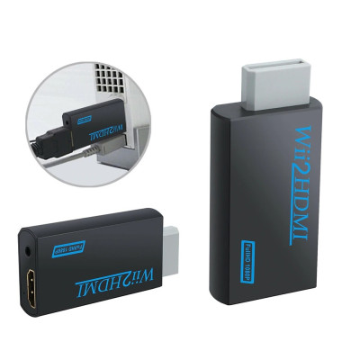 SOAIY Đầu Chuyển Tín Hiệu Wii ra HDMI Hỗ Trợ Full HD Âm Thanh Cao Cấp - Hàng Nhập Khẩu