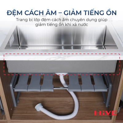KỆ BỒN RỬA CHÉN INOX SQJ 850