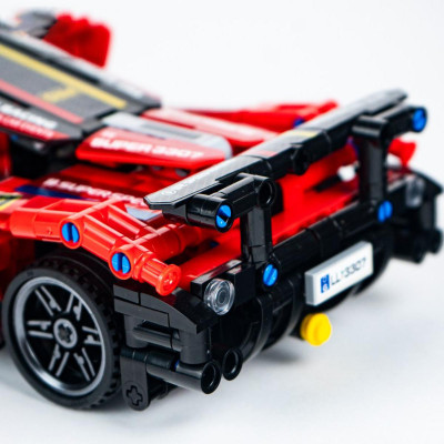 Đồ Chơi Lắp Ráp Xe Đua Chạy Đà Siêu Tốc Độ - Super Speed Pullback Racing Car - Toys&Joys 3307 (513 Mảnh Ghép)