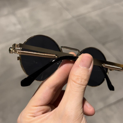 Kính râm nam Mắt tròn xoe phong cách retro nam nữ