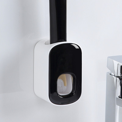 Bộ dụng cụ nhả kem đánh răng tự động độc lập và giá treo bàn chải đa năng 02 cốc HT SYS-ECOCO-E1924 - chất liệu ABS cao cấp