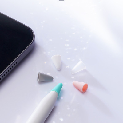 Combo 10 Vỏ Đầu Silicon Dành Cho Apple Pencil 1 / Apple Pencil 2, Dux Ducis Tip Cover - Hàng Chính Hãng
