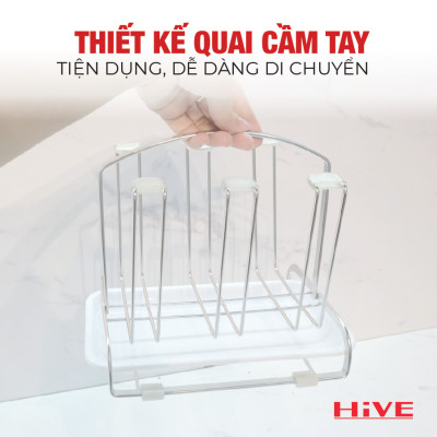 Giá úp ly HiVE inox 304 New Collection
