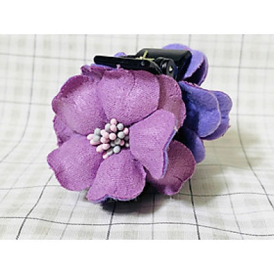  Kẹp Tóc Càng Cua 3 Răng Đính Hoa Anh Đào Vải Cánh Dày Handmade – Nâng Niu Vẻ Đẹp Tự Nhiên
