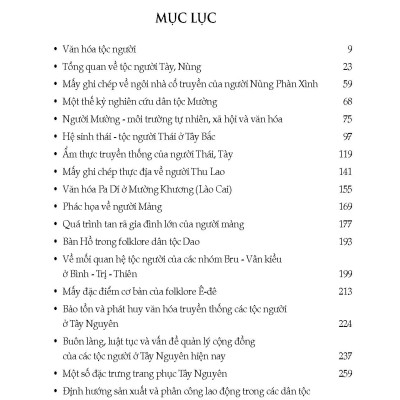 Tộc Người Và Văn Hóa Việt Nam