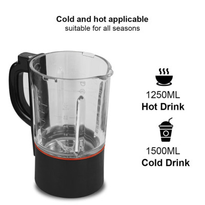 Máy làm sữa hạt đa năng thương hiệu gia đình Biolomix H5300, 8 chức năng nấu đa dạng, dễ dàng vệ sinh tháo lắp- Hàng chính hãng