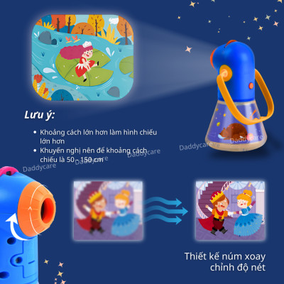 Đèn pin chiếu hình cổ tích cho bé Mideer Kid Storybook Torch