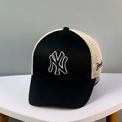 Mũ kết, nón lưỡi trai NY xuất khẩu phối lưới thịnh hàng form chuẩn nam nữ