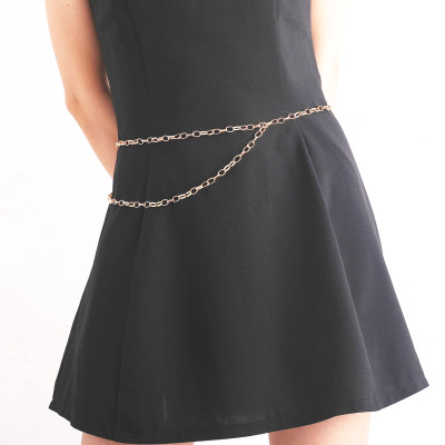 Belt chain thắt lưng xích bản nhỏ sành điệu tôn dáng