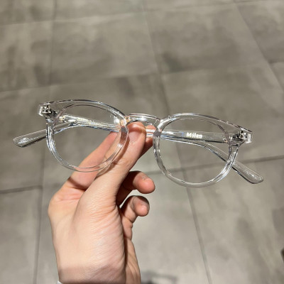 Kính Mắt tròn form nhỏ gọng nhựa 