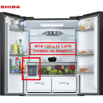 BÌNH CHỨA NƯỚC LÀM ĐÁ TỦ LẠNH TOSHIBA GR-RF665WIA – HÀNG CHÍNH HÃNG