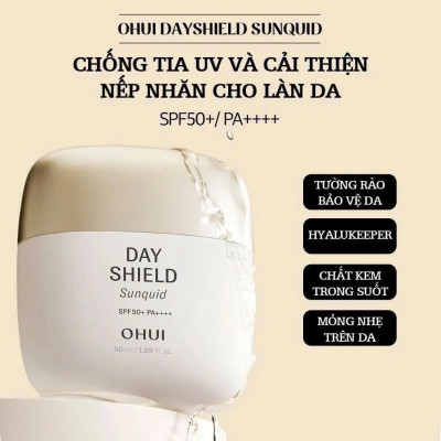 Combo 5 gói Chống Nắng Dạng Sữa OHUI Day Shield Sunquid 1ml/goi
