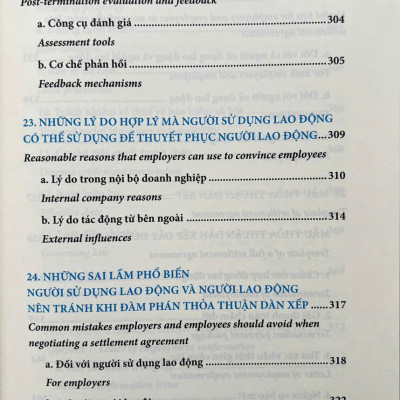 Dẫn Dắt Thoả Thuận Dàn Xếp Với Người Lao Động