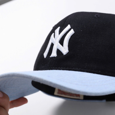 Nón kết, mũ lưỡi trai NY vải kaki phối lưới form đẹp thời trang đường phố