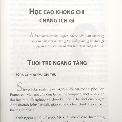 Steve Jobs - Sức Mạnh Của Sự Khác Biệt (Tái Bản)