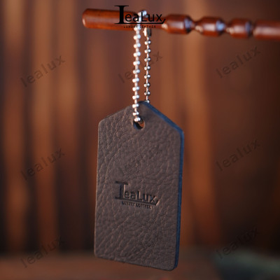 Móc Khoá Tag Da Thật LEALUX Keychain Tag