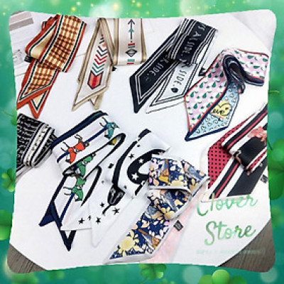  Khăn lụa quấn túi và trang trí túi xách 6x90cm