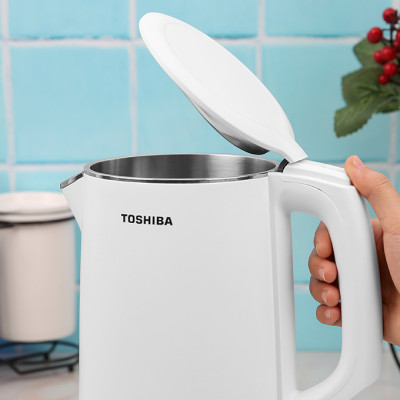 Bình đun siêu tốc Toshiba KT-15DS1PV - 1.5L - Inox 304 - Hàng chính hãng, bảo hành 12 tháng, chất lượng Nhật Bản