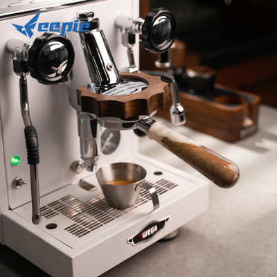 Tay cầm espresso không đáy kết hợp của gỗ và nhựa cây tư nhiên FEEPIE