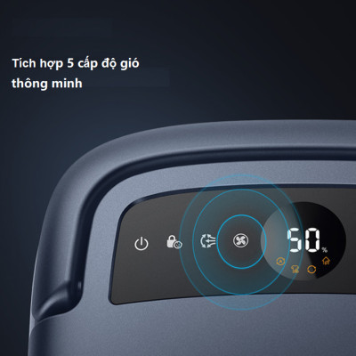 Máy hút ẩm kiêm lọc không khí cao cấp Philips DE5205/00 Cảm biến chất lượng không khí: 4 màu cho diện tích 31-40(㎡ ) - HÀNG NHẬP KHẨU