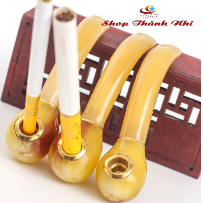 Tẩu thuốc sừng kiểu nhỏ tiền lợi dễ mang đi