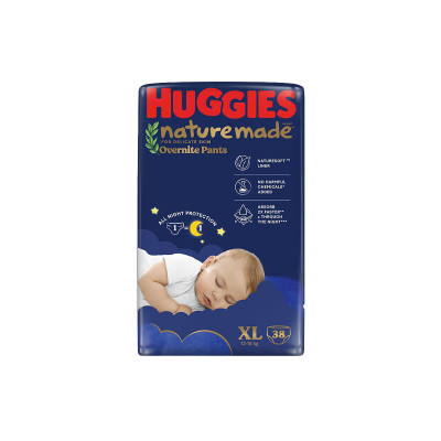 Tã quần Huggies Naturemade ban đêm XL 38 miếng