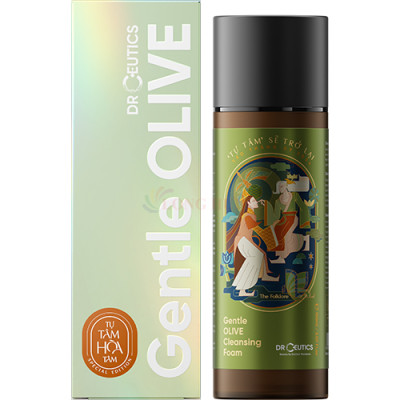 Sữa rửa mặt DrCeutics Gentle Olive Cleansing Foam (150ml) - Hàng chính hãng