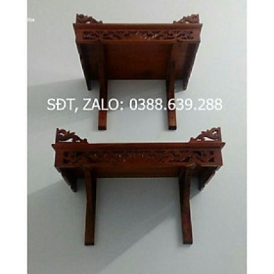 Trang Thờ Treo Tường gỗ Tràm Bông Vàng 60cm