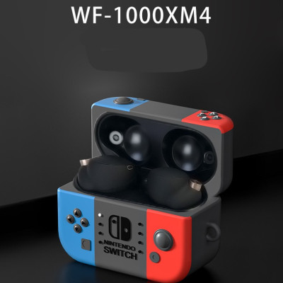 Case Silicon cho Sony WF-1000XM4 Hình Máy Game Switch Kèm Móc Treo_ Hàng Chính Hãng