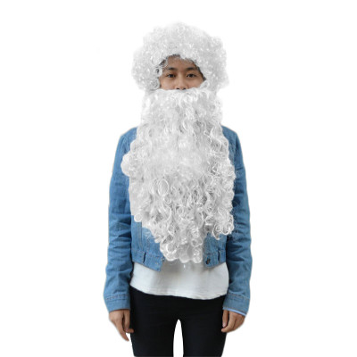 Bộ Tóc Giả và Râu Giả Hóa Trang Ổng Già Noel 
